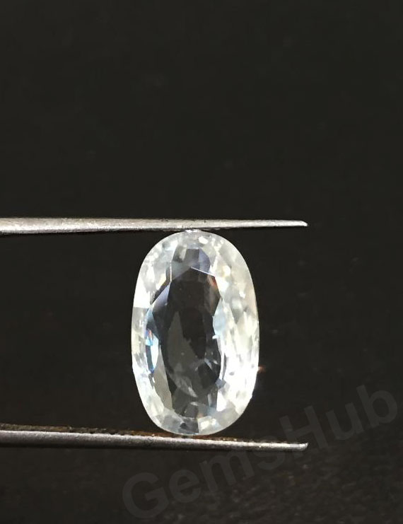4.81 ct Natural White Zircon